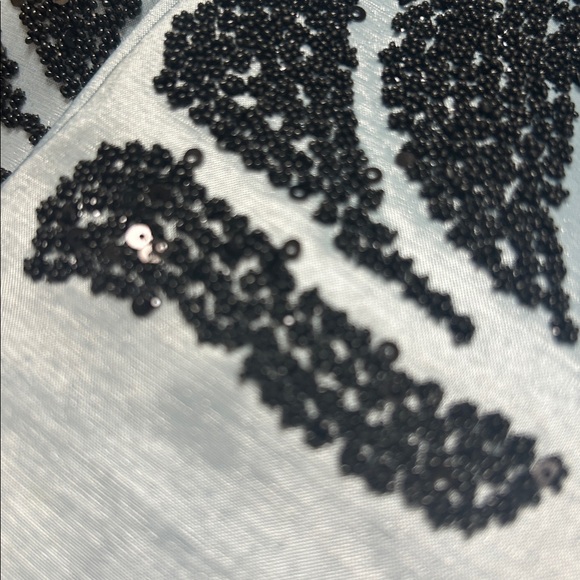 Blue beaded dress - Picture 13 of 14